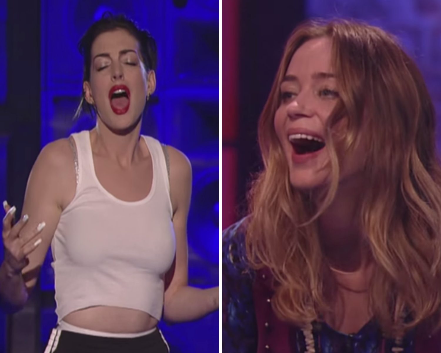 Anne Hathaway And Emily Blunt Will Be Two Contestants Facing Each Other In “lip Sync Battle 